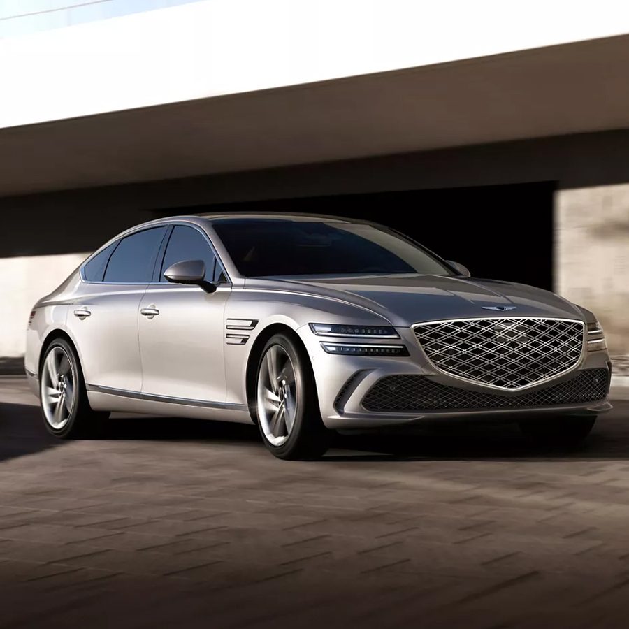 2026 Genesis G80 luxury sedan in profile